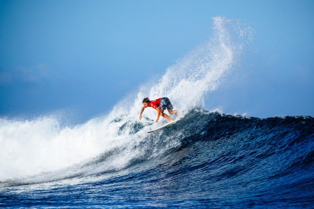 Imaikalani deVault, Fiji Pro 2024, Cloudbreak, Tavarua. Foto: WSL / Aaron Hughes.