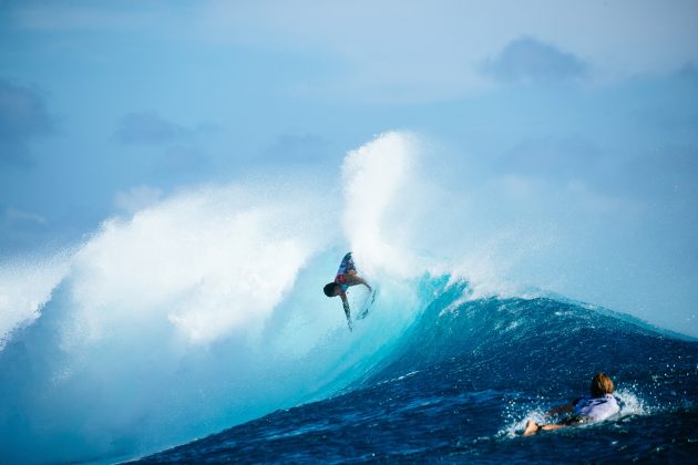 Imaikalani deVault, Fiji Pro 2024, Cloudbreak, Tavarua. Foto: WSL / Aaron Hughes.