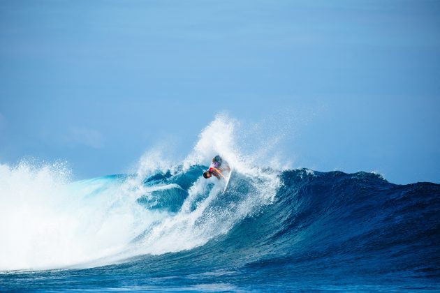 Imaikalani deVault, Fiji Pro 2024, Cloudbreak, Tavarua. Foto: WSL / Aaron Hughes.