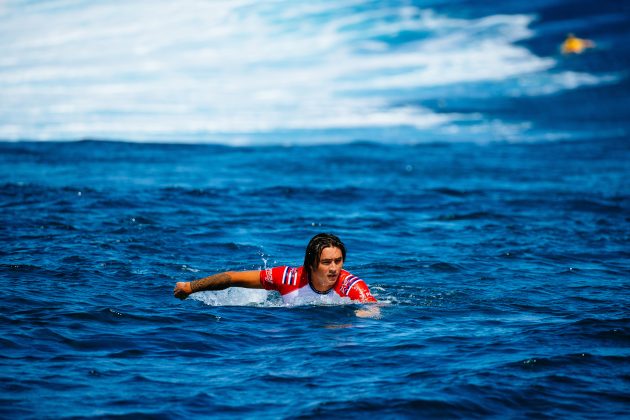 Imaikalani deVault, Fiji Pro 2024, Cloudbreak, Tavarua. Foto: WSL / Aaron Hughes.