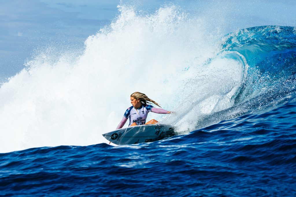 Sawyer Lindblad durante Fiji Pro 2024, Cloudbreak, Fiji.