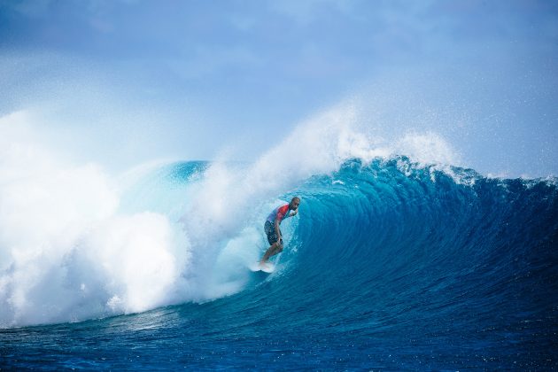 Tevita Gukilau, Fiji Pro 2024, Cloudbreak, Tavarua. Foto: WSL / Aaron Hughes.