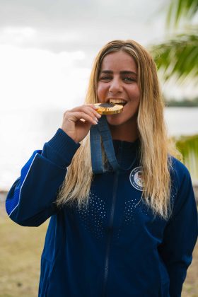 Caroline Marks, Jogos Olímpicos 2024, Teahupoo, Taiti. Foto: ISA / Beatriz Ryder.