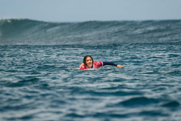 Caroline Marks, Jogos Olímpicos 2024, Teahupoo, Taiti. Foto: ISA / Beatriz Ryder.