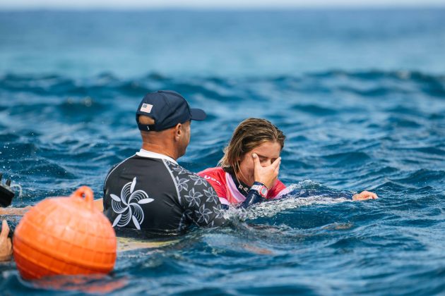 Caroline Marks, Jogos Olímpicos 2024, Teahupoo, Taiti. Foto: ISA / Beatriz Ryder.