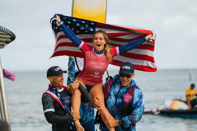 USA_ath_Caroline_Marks_ath_ph_Beatriz_Ryder_ph_RYD_9748, Jogos Olímpicos 2024, Teahupoo, Taiti. Foto: ISA / Beatriz Ryder.