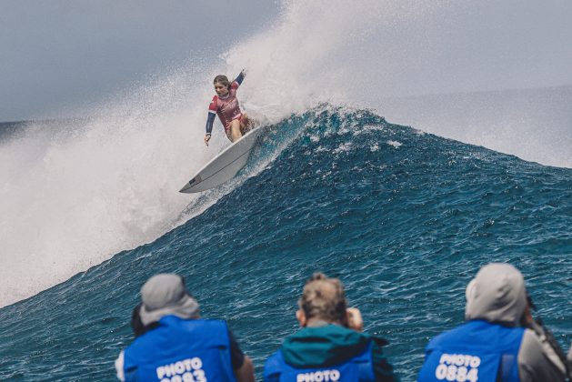 Caroline Marks, Jogos Olímpicos 2024, Teahupoo, Taiti. Foto: ISA / Jimenez.