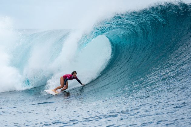 Caroline Marks, Jogos Olímpicos 2024, Teahupoo, Taiti. Foto: ISA / Jimenez.