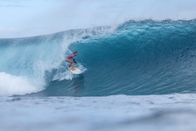 Caroline Marks, Jogos Olímpicos 2024, Teahupoo, Taiti. Foto: ISA / Tim Mckenna.