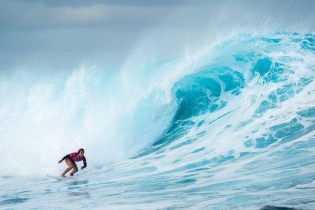 Caroline Marks, Jogos Olímpicos 2024, Teahupoo, Taiti. Foto: ISA / Jimenez.