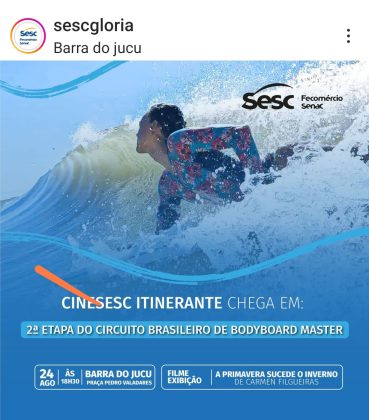 Circuito Brasileiro de Bodyboarding Master. Foto: Divulgação.