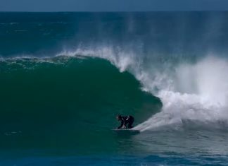 Swell épico na Ilha