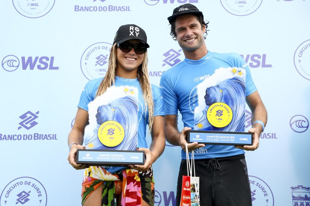 Laura Raupp e Matheus Navarro lideram rankings desde vitórias em Torres (RS).