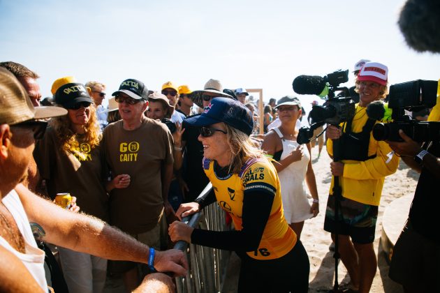 Caitlin Simmers, WSL Finals 2024, Trestles, Califórnia (EUA). Foto: WSL / Heff.