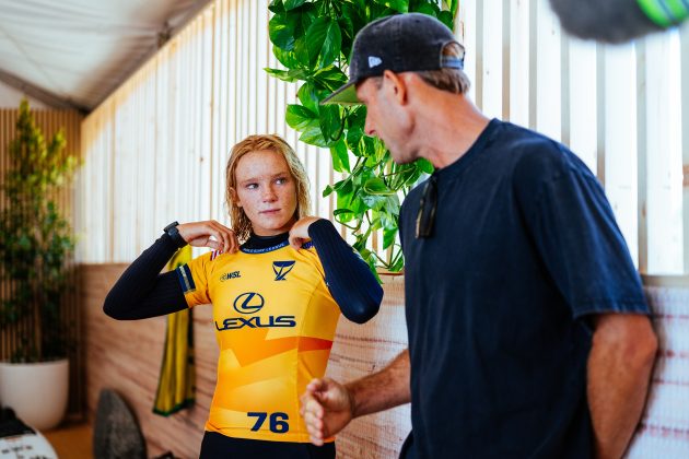 Caitlin Simmers, WSL Finals 2024, Trestles, Califórnia (EUA). Foto: WSL / Thiago Diz.