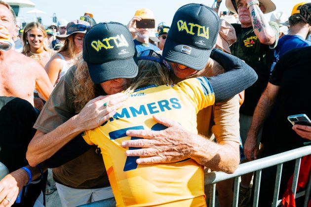 Caitlin Simmers, WSL Finals 2024, Trestles, Califórnia (EUA). Foto: WSL / Thiago Diz.