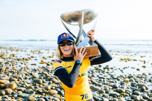 Caitlin Simmers, WSL Finals 2024, Trestles, Califórnia (EUA). Foto: WSL / Pat Nolan.