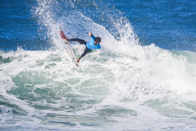 Carlos Munoz, Ericeira Pro 2024, Ribeira D'Ilhas, Portugal. Foto: WSL / Masurel.