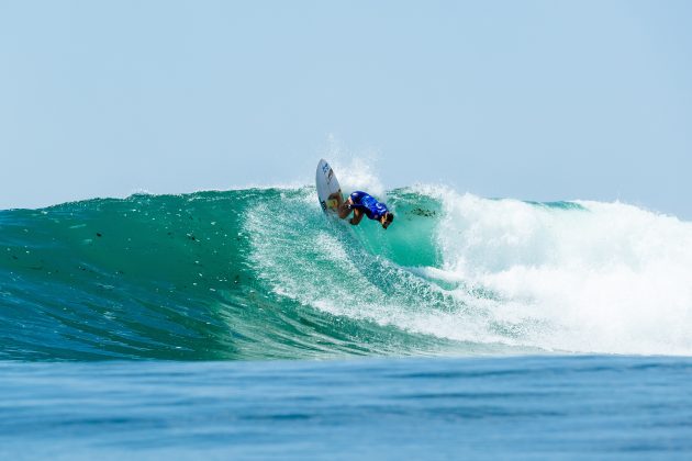 Caroline Marks, WSL Finals 2024, Trestles, Califórnia (EUA). Foto: WSL / Heff.