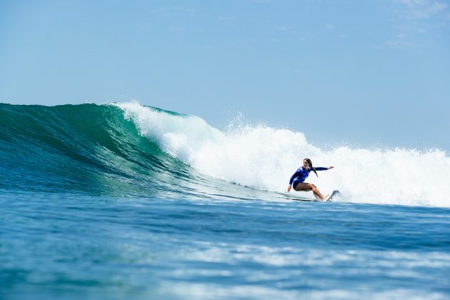 Caroline Marks, WSL Finals 2024, Trestles, Califórnia (EUA). Foto: WSL / Heff.