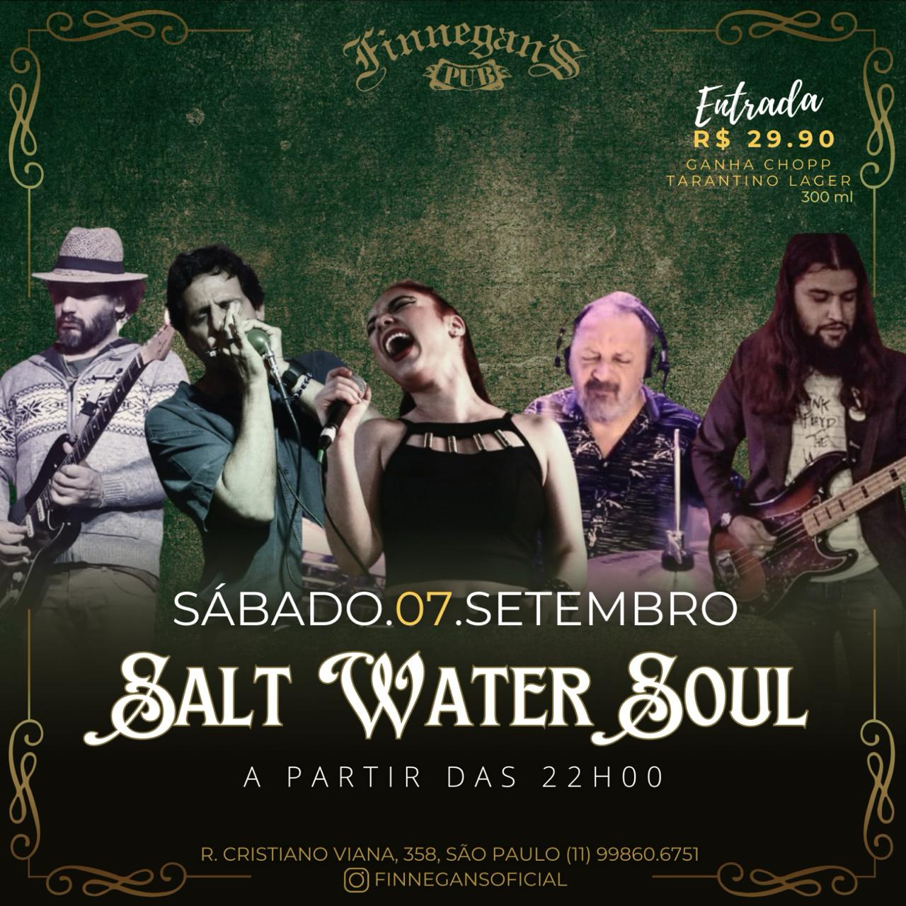 Salt Water Soul balança a cidade de São Paulo durante o feriado de 7 de setembro.