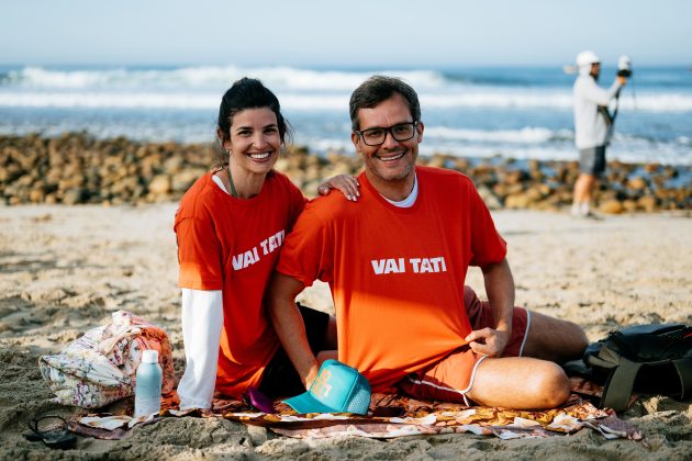 Torcida da Tatiana Weston-Webb, WSL Finals 2024, Trestles, Califórnia (EUA). Foto: WSL / Thiago Diz.