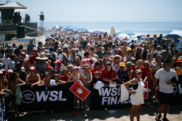 Público, WSL Finals 2024, Trestles, Califórnia (EUA). Foto: WSL / Thiago Diz.