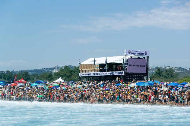 Público, WSL Finals 2024, Trestles, Califórnia (EUA). Foto: WSL / Heff.