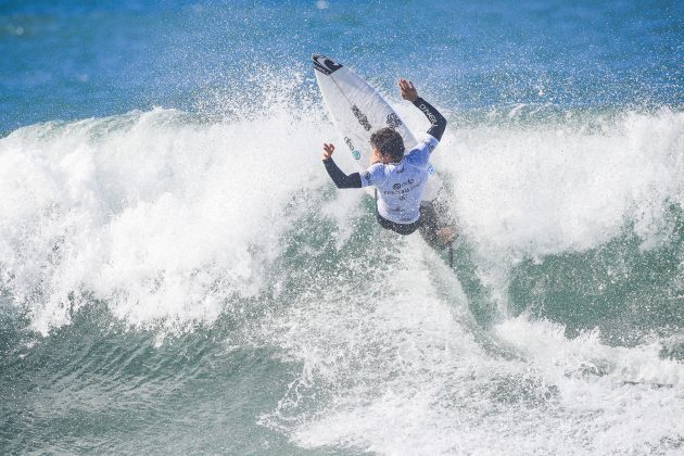 Guilherme Ribeiro, Ericeira Pro 2024, Ribeira D'Ilhas, Portugal. Foto: WSL / Masurel.