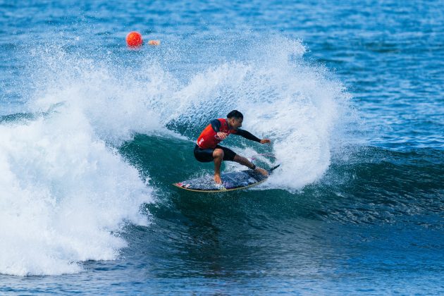 Italo Ferreira, WSL Finals 2024, Trestles, Califórnia (EUA). Foto: WSL / Thiago Diz.