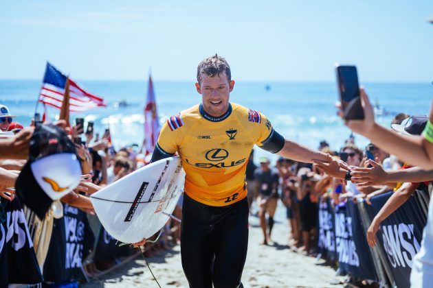 John John Florence, WSL Finals 2024, Trestles, Califórnia (EUA). Foto: WSL / Thiago Diz.