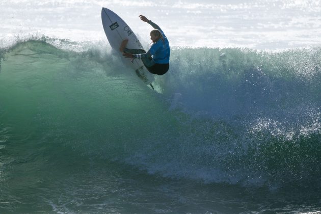 Kirra Pinkerton, Ericeira Pro 2024, Ribeira D'Ilhas, Portugal. Foto: WSL / Manel Geada.