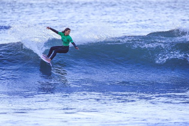 Mia Huppatz, Ericeira Pro 2024, Ribeira D'Ilhas, Portugal. Foto: WSL / Masurel.