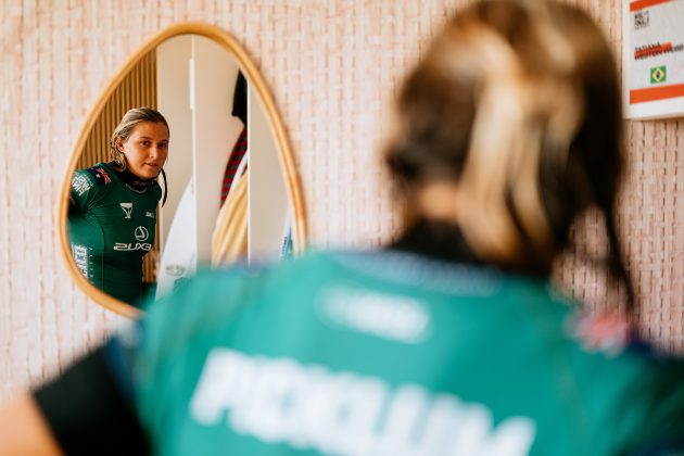 Molly Picklum, WSL Finals 2024, Trestles, Califórnia (EUA). Foto: WSL / Thiago Diz.