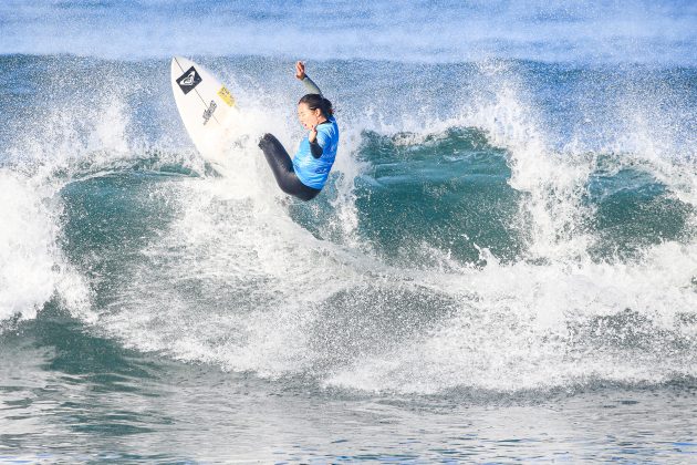 Nanaho Tsuzuki, Ericeira Pro 2024, Ribeira D'Ilhas, Portugal. Foto: WSL / Masurel.