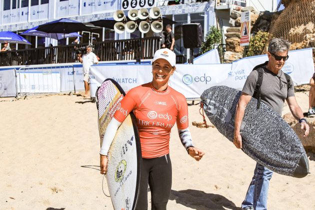 Sally Fitzgibbons, Ericeira Pro 2024, Ribeira D'Ilhas, Portugal. Foto: WSL / Masurel.