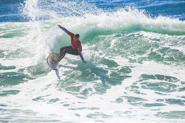 Sally Fitzgibbons, Ericeira Pro 2024, Ribeira D'Ilhas, Portugal. Foto: WSL / Masurel.