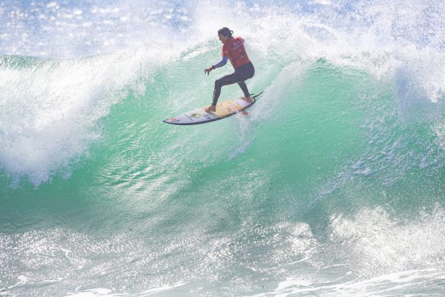 Sally Fitzgibbons, Ericeira Pro 2024, Ribeira D'Ilhas, Portugal. Foto: WSL / Masurel.