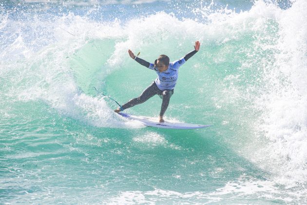 Sara Wakita, Ericeira Pro 2024, Ribeira D'Ilhas, Portugal. Foto: WSL / Masurel.