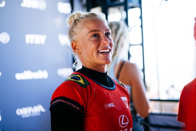 Tatiana Weston-Webb, WSL Finals 2024, Trestles, Califórnia (EUA). Foto: WSL / Thiago Diz.