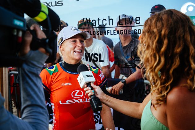 Tatiana Weston-Webb, WSL Finals 2024, Trestles, Califórnia (EUA). Foto: WSL / Heff.