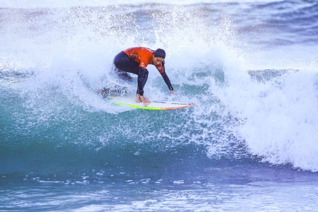 Teresa Bonvalot, Ericeira Pro 2024, Ribeira D'Ilhas, Portugal. Foto: WSL / Masurel.