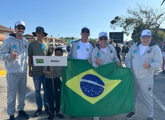 Equipe brasileira dá show