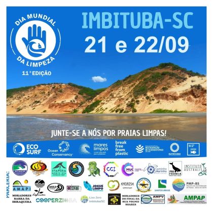 Dia Mundial da Limpeza, Imbituba (SC). Foto: Divulgação.