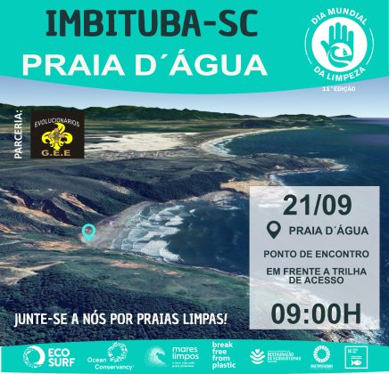 Dia Mundial da Limpeza, Imbituba (SC). Foto: Divulgação.