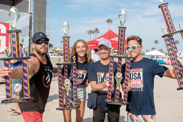 Shawn Lewis (à esquerda) com a sua equipe, Faith Lennox, Josh Bogle e Aaron Paulk.