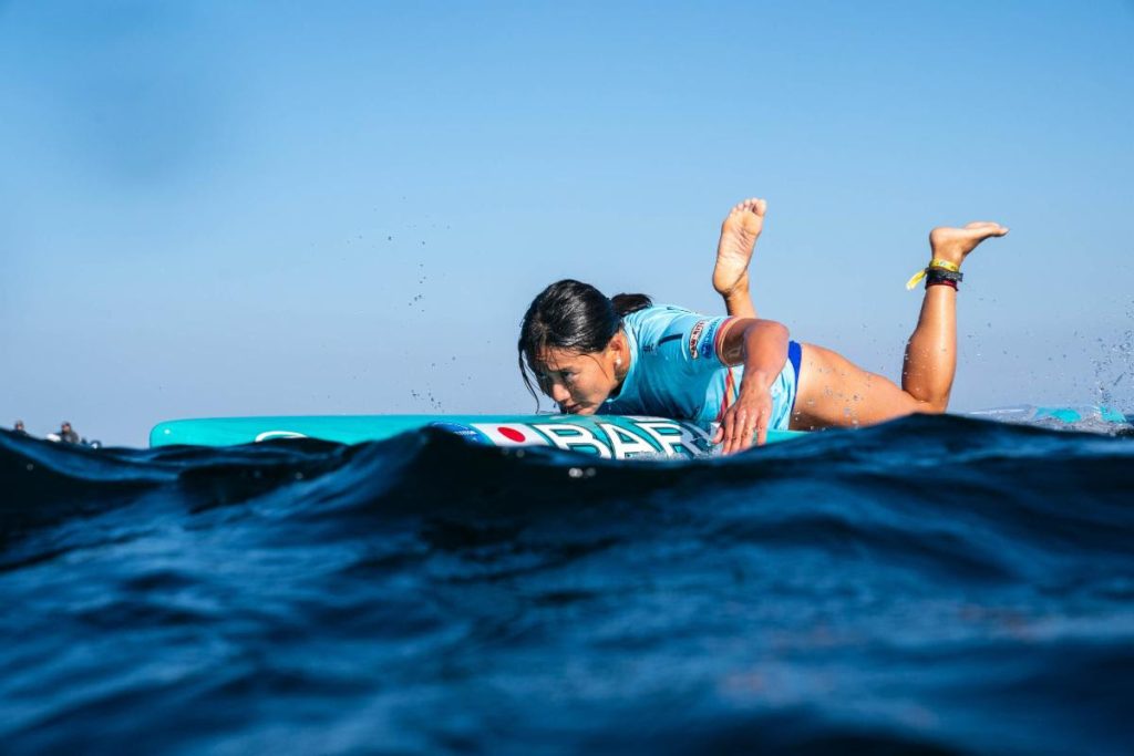 Japonesa Yurika Horibe, duas vezes campeã mundial de Paddleboard.