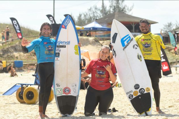 Surf Adaptado, Fico Kids and Kings 2024, Praia da Joaquina, Florianópolis (SC). Foto: Márcio David.