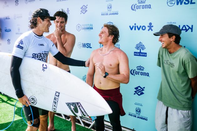 Alan Cleland, Corona Saquarema Pro 2024, Itaúna, Rio de Janeiro. Foto: WSL / Thiago Diz.