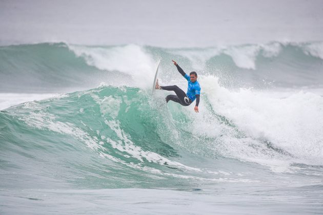 Alister Reginato, Ericeira Pro 2024, Ribeira D'Ilhas, Portugal. Foto: WSL / Masurel.